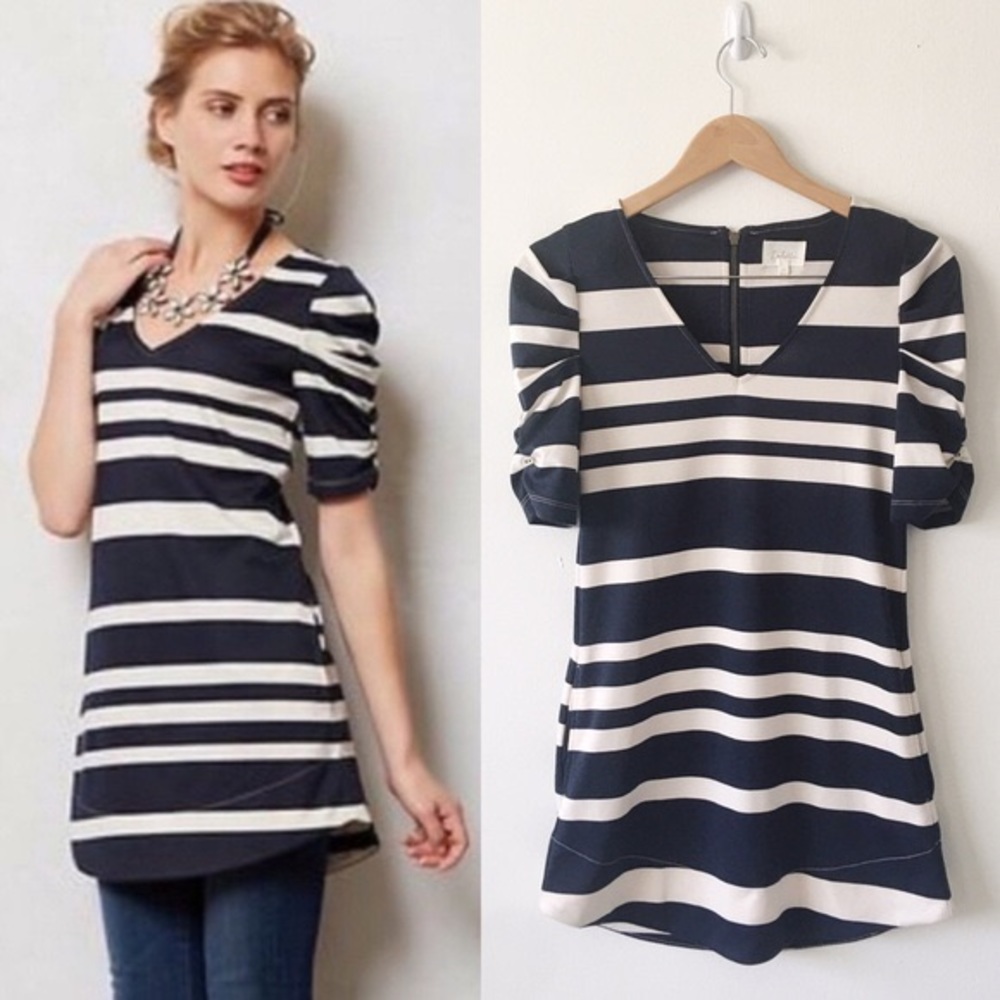 Anthropologie Deletta Tenda Striped Tunic - M